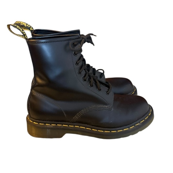 Dr. Martens Black Lace Up Combat Boots - Picture 1 of 9